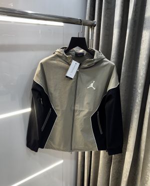 Air Jordan Beige Imported Premium Wind Breaker Jacket