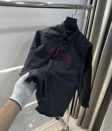 Balmain Paris Embossed Logo Premium Shirt