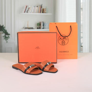 Hermes Paris Birkin Premium Flats With OG Box