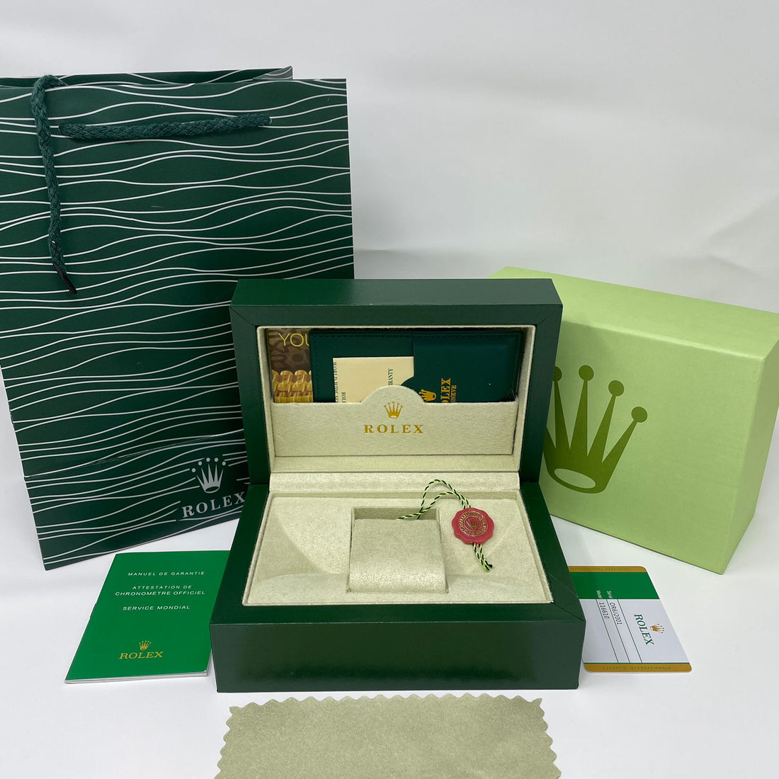 Rolex Open Heart Gold & Green - LABLEWHORE.COM