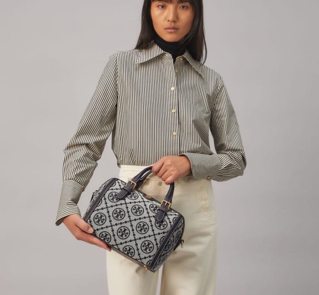 TORY BURCH T MONOGRAM JACQUARD SPEEDY BAGS - LABLEWHORE.COM