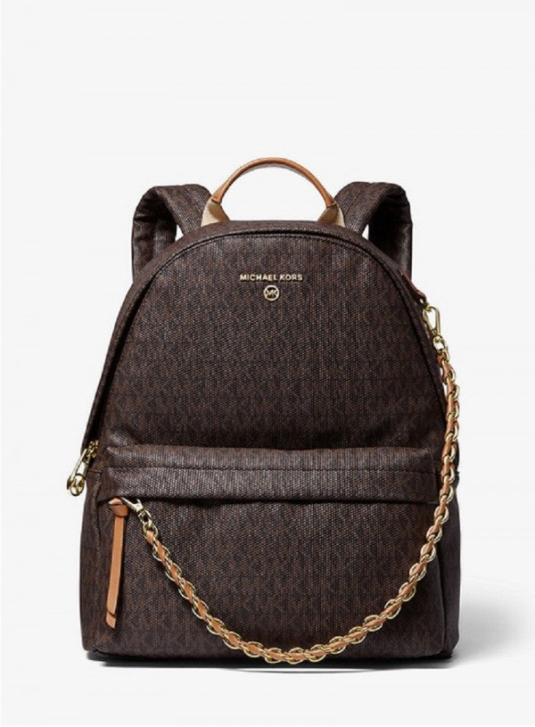 Michael Kors MK Slater Monogram Backpack With Dust Bag - LABLEWHORE.COM