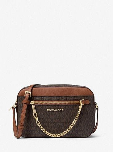 MICHAEL KORS JET SET EAST WEST CHAIN CROSSBODY SLING BAGS - LABLEWHORE.COM