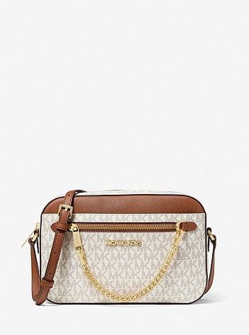 MICHAEL KORS JET SET EAST WEST CHAIN CROSSBODY SLING BAGS - LABLEWHORE.COM