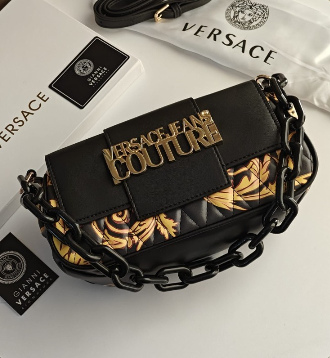 VERSACE JEANS COUTURE LOGO PLAQUE BAGS - LABLEWHORE.COM