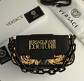 VERSACE JEANS COUTURE LOGO PLAQUE BAGS - LABLEWHORE.COM