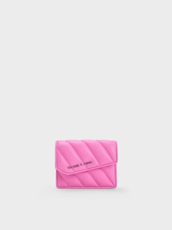 Charles & Keith Mini Asymmetric Flap Sling Bag With OG Box