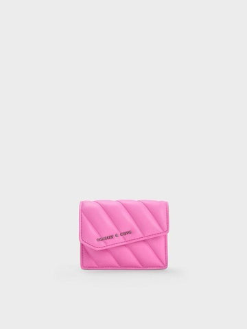 Charles & Keith Mini Asymmetric Flap Sling Bag With OG Box