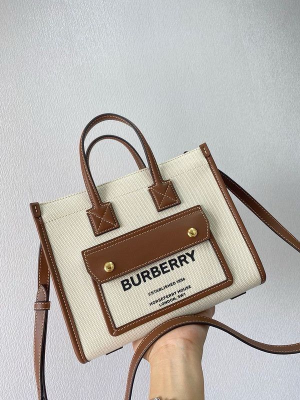 BURBERRY FREYA SMALL TOTE BAG