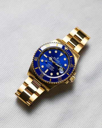 Rolex Submariner Gold Blue Dial