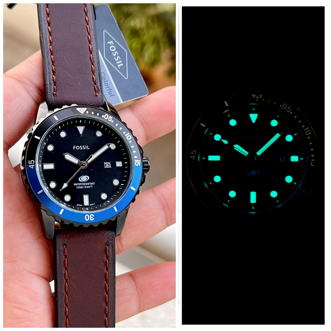 Unboxed All New Fossil Dive Collection in Batman Series Bezel