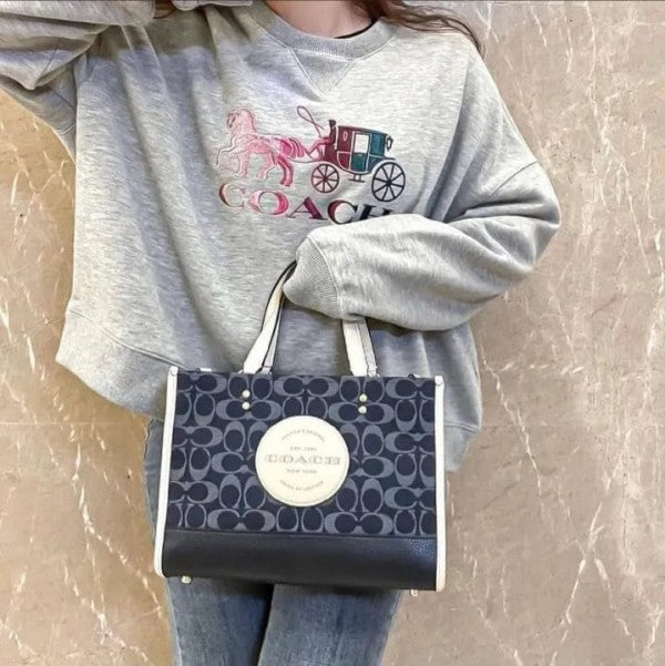 Coach Dempsey Tote With Og Box & Dust Bag