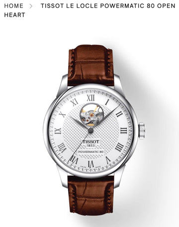 Tissot Lelocle Powermatic teaser