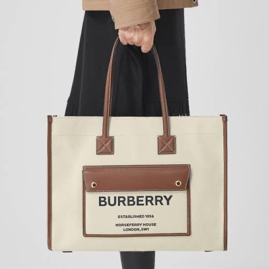 BURBERRY FREYA TOTE HORSEFERRY HIGH QUALITY BAG