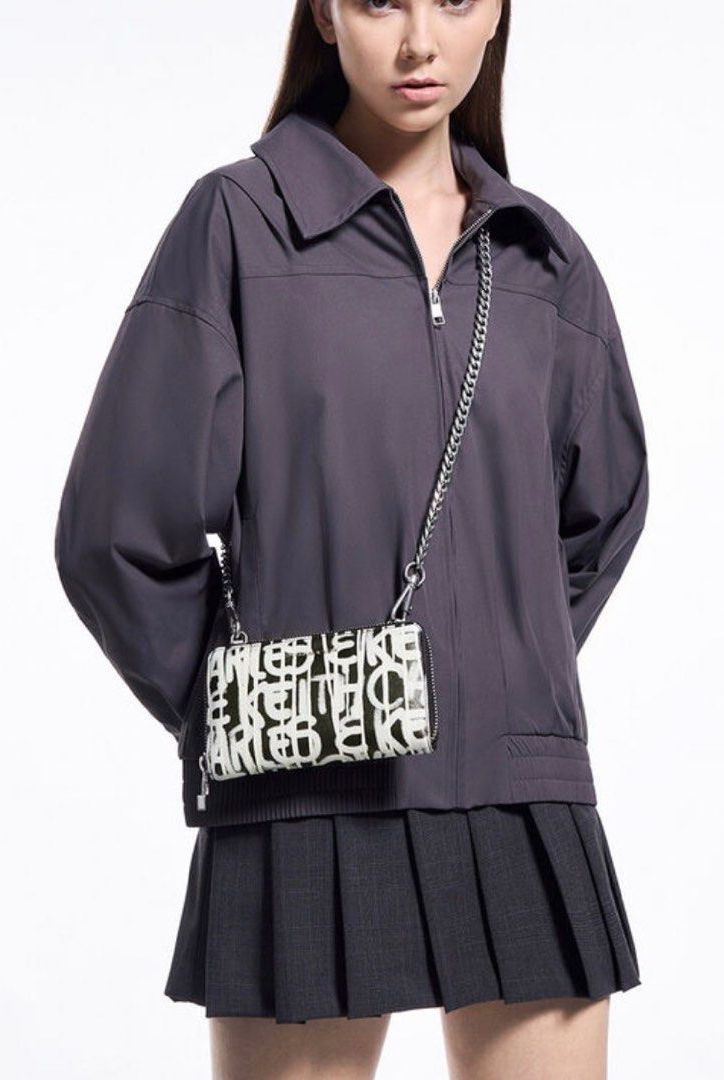 Charles & Keith CK Chain On Wallet With OG Box & Dust Bag