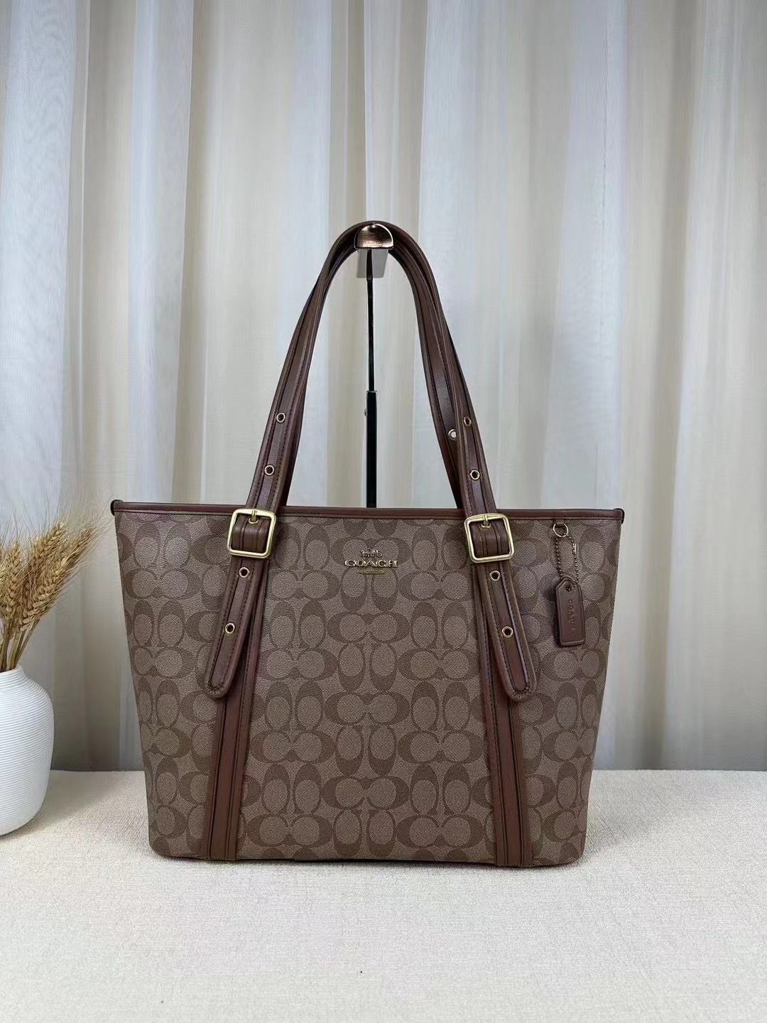 COACH ASHTON TOTE BOAT SHAPE TOTE