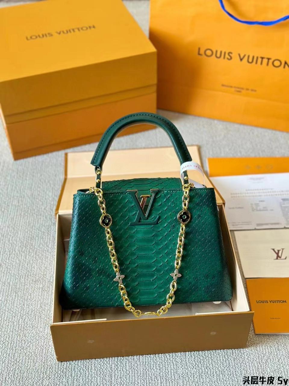 LOUIS VUITTON SNAKE SKIN CAPPUCINES