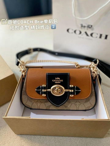 COACH BRIE SHOULDER BAGS