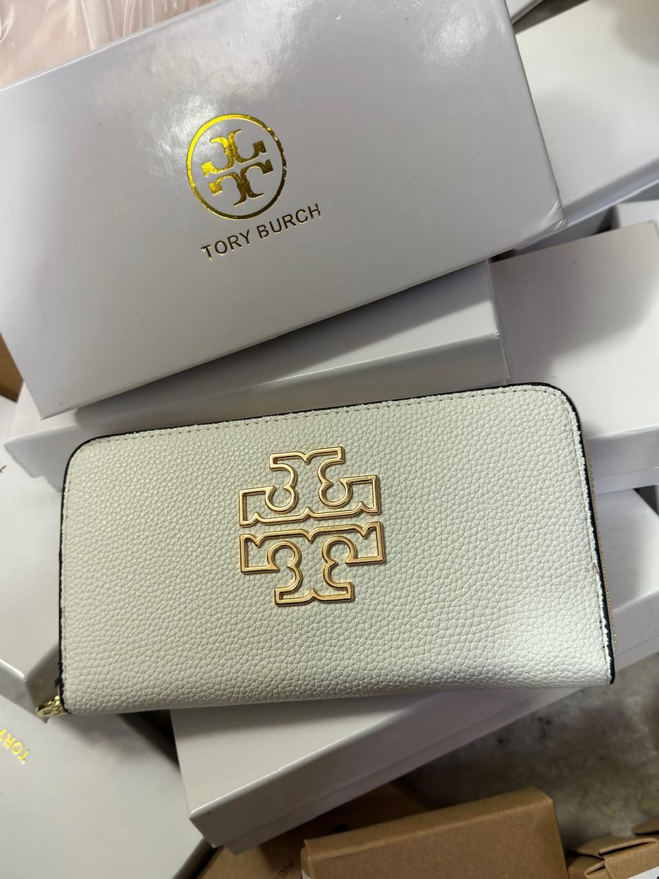 TORY BURCH ZIPPER WALLETS