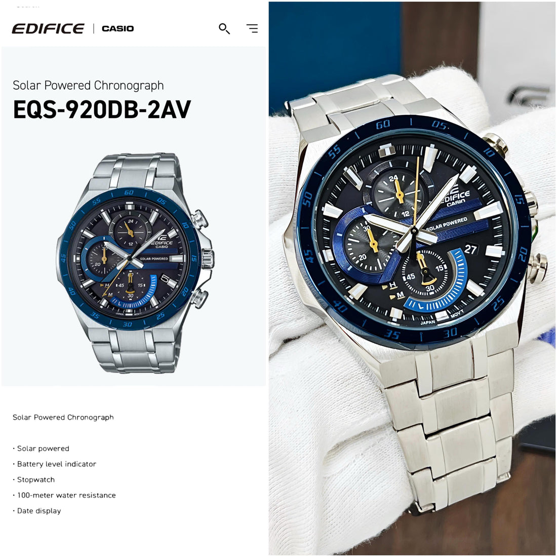 Casio Edifice Ultra-Premium Original Model Collection