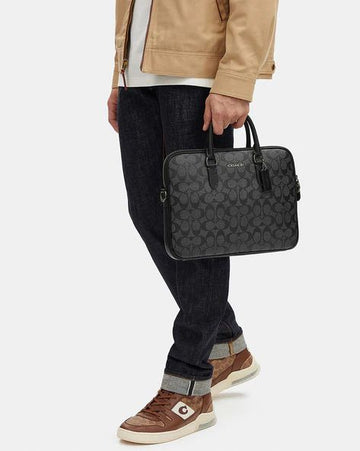 COACH LIAM COMPACT BRIEFCASE LAPTOP BAG IN TOWN