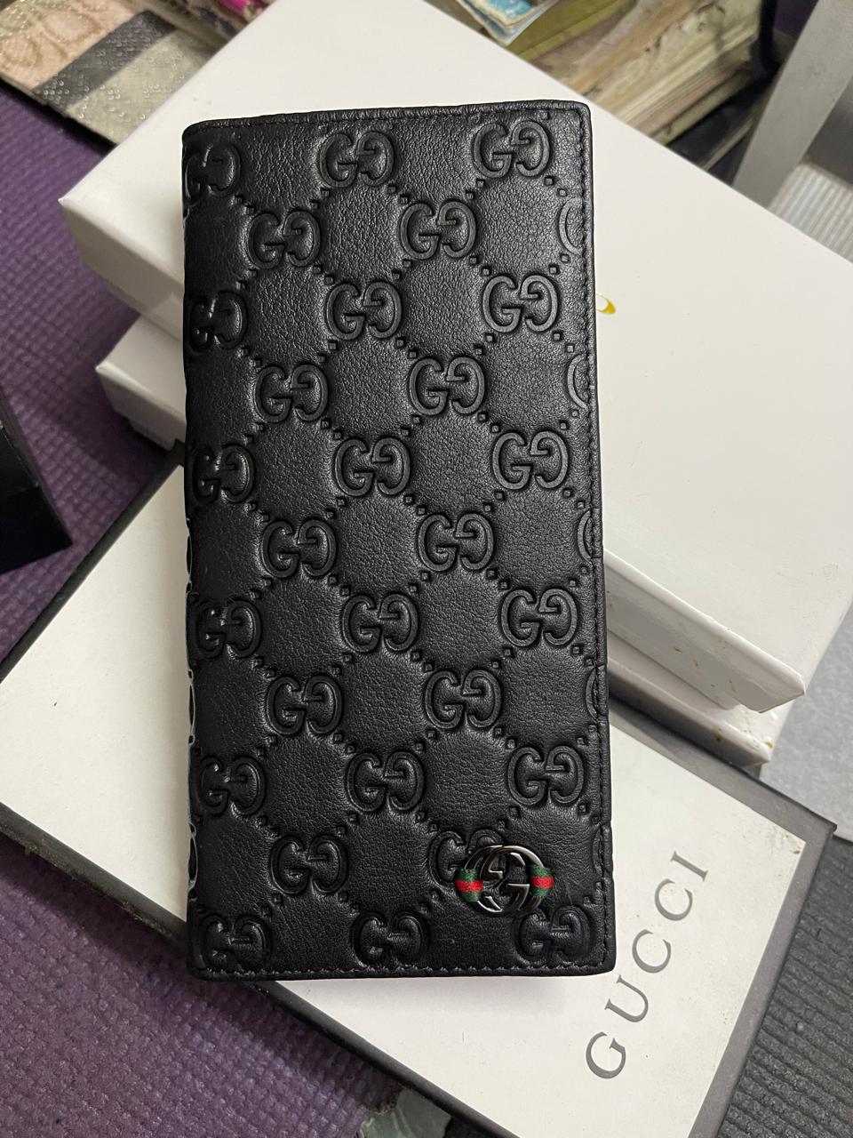 GUCCI BRANDED LONG COAT UNISEX WALLETS