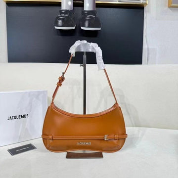 JACQUEMUS LE BISOU STRUCTURED SLEEK SHOULDER BAG