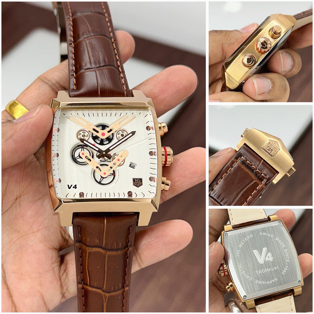 Tag Heuer Carrera V4 Brown