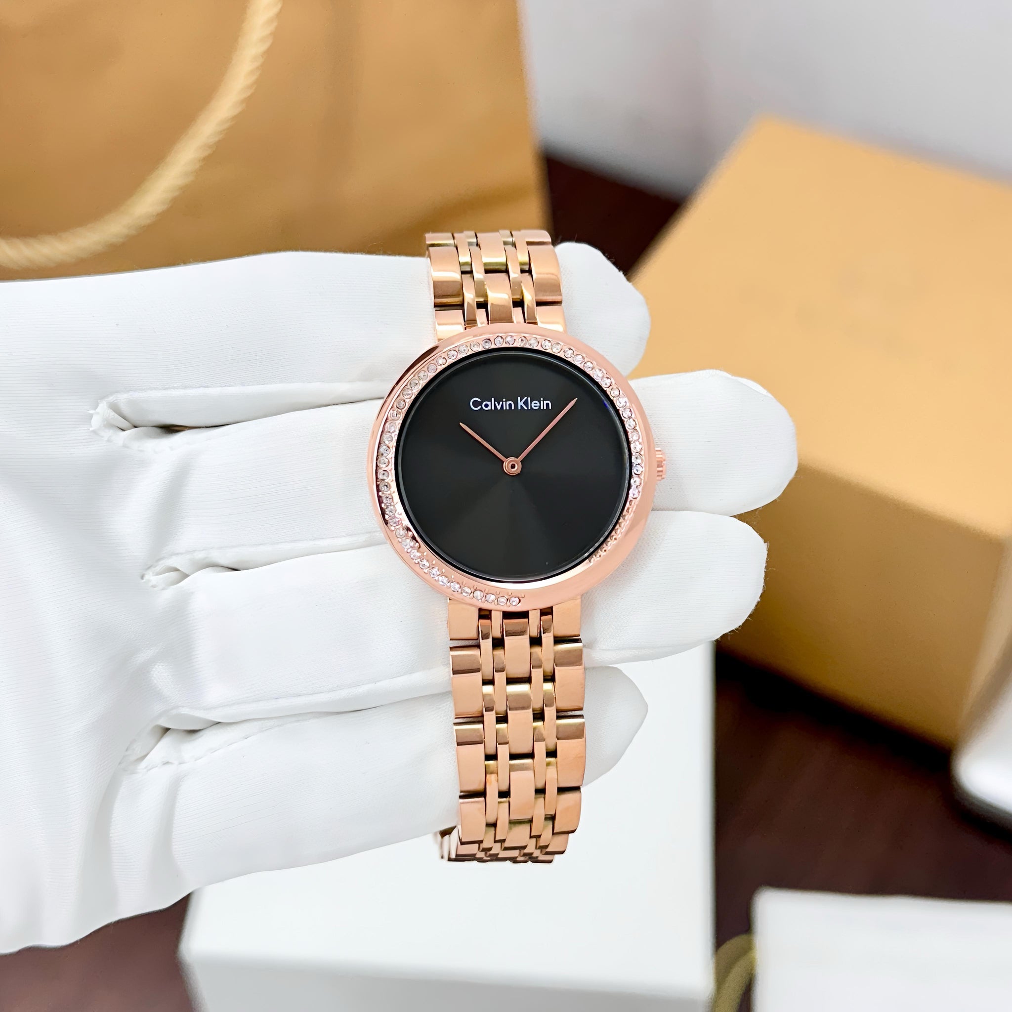 Calvin Klein Women's Rose-Gold