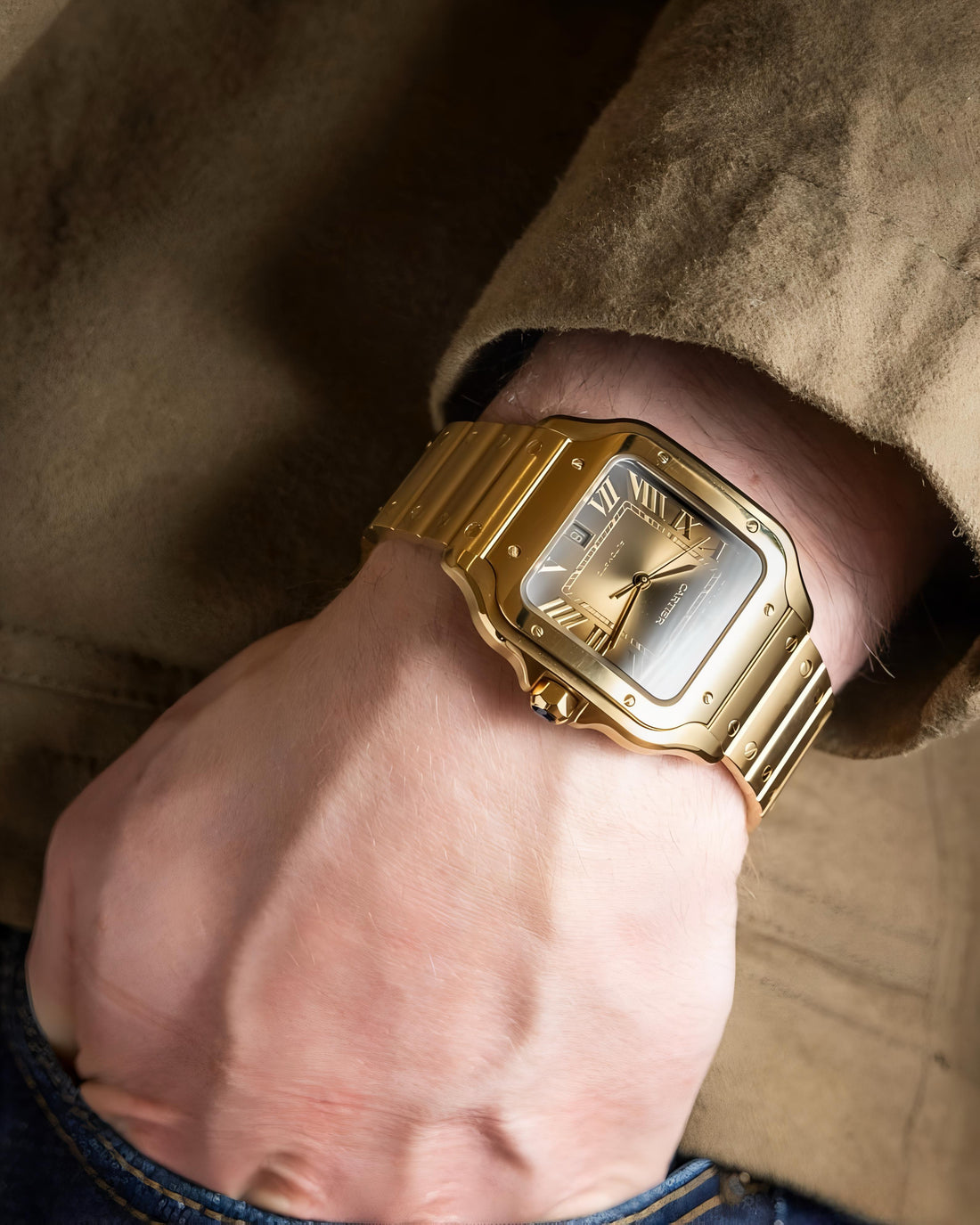 Cartier Santos Gold Original Model Series