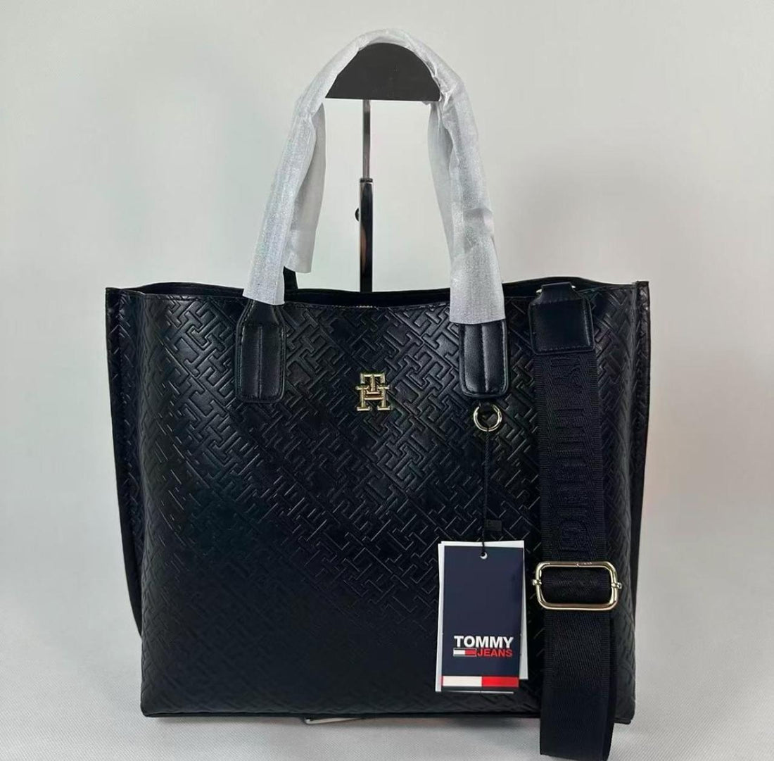 Tommy Hilfiger Iconic Leather Large Tote Bag
