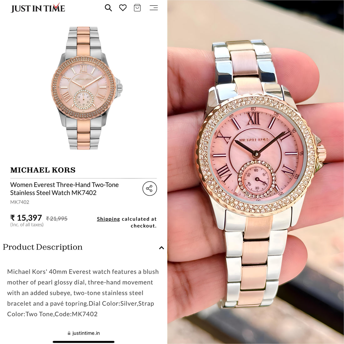 Michael Kors Women's Everest Original Model