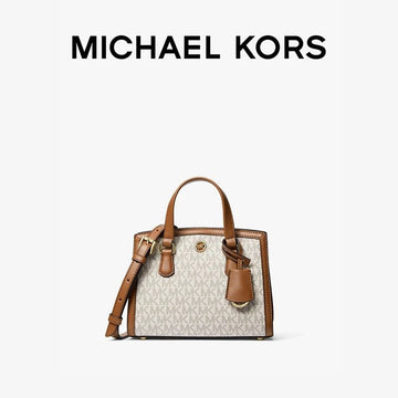 MICHAEL KORS CHANTAL MONOGRAM SMALL SATCHEL BAG