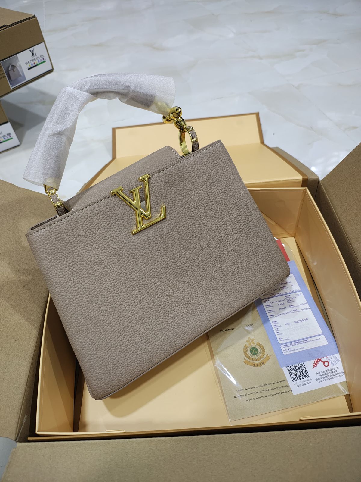 LouisVuitton Capucines with New Side Handle Fittings
