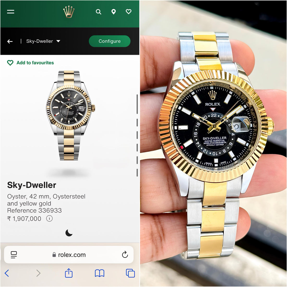 Rolex Luxury Sky-Dweller Original Model Series