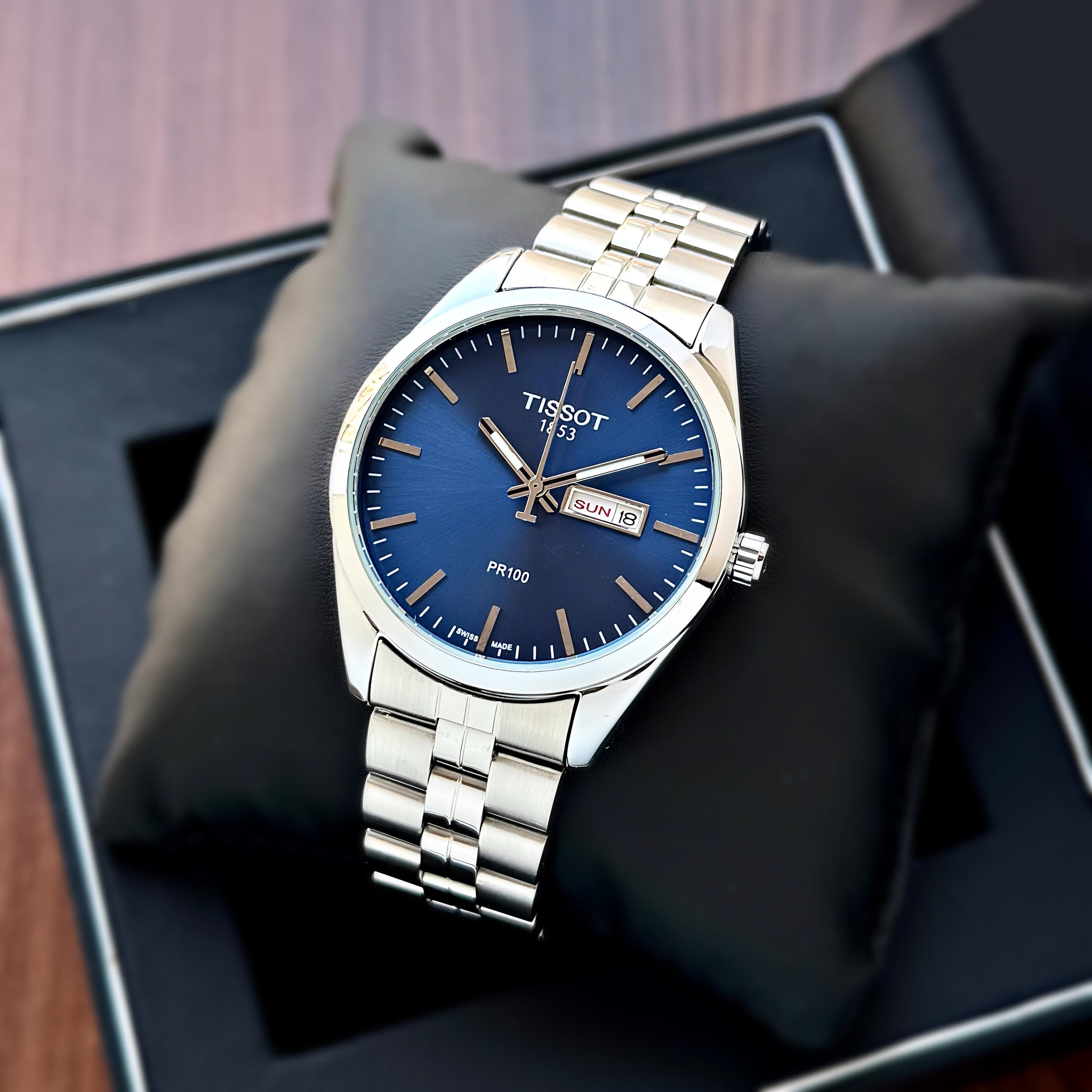 Tissot PR100 Day & Date – Premium Collection
