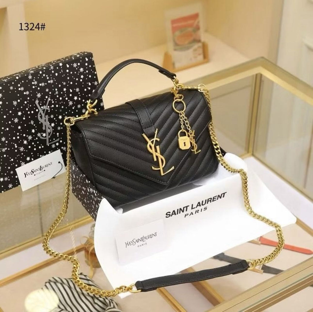 YSL CLASSIC MESSENGER COLLEGE BAG