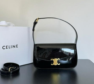 CELINE PATENT BAGUETTE BAG
