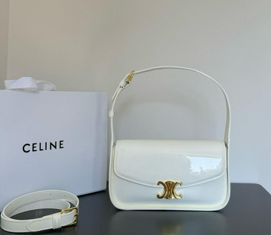 CELINE PATENT BAGUETTE BAG