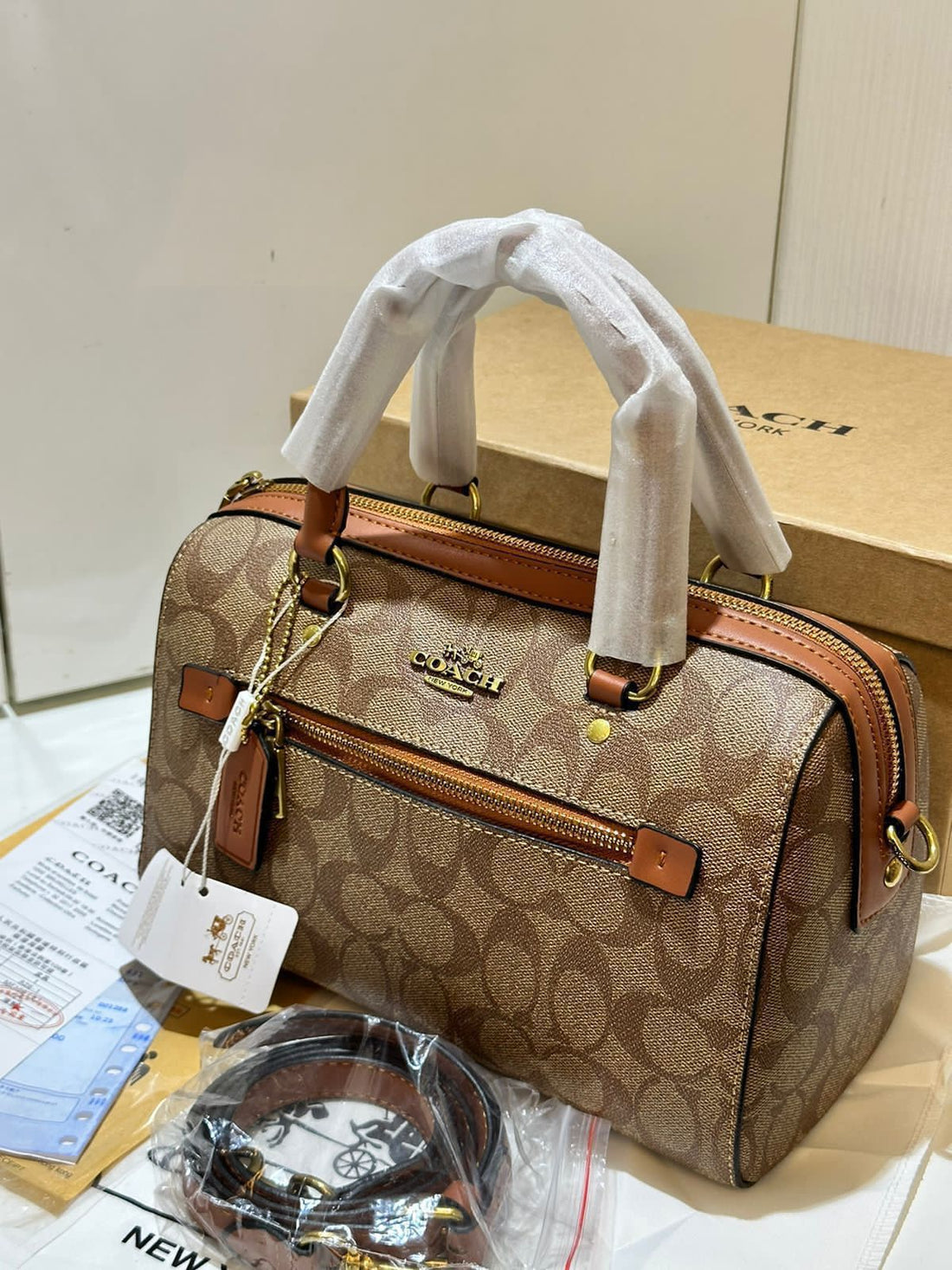 COACH ROWAN SPEEDY SATCHEL