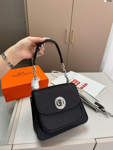 MARC JACOBS TURN LOCK SATCHEL BAG