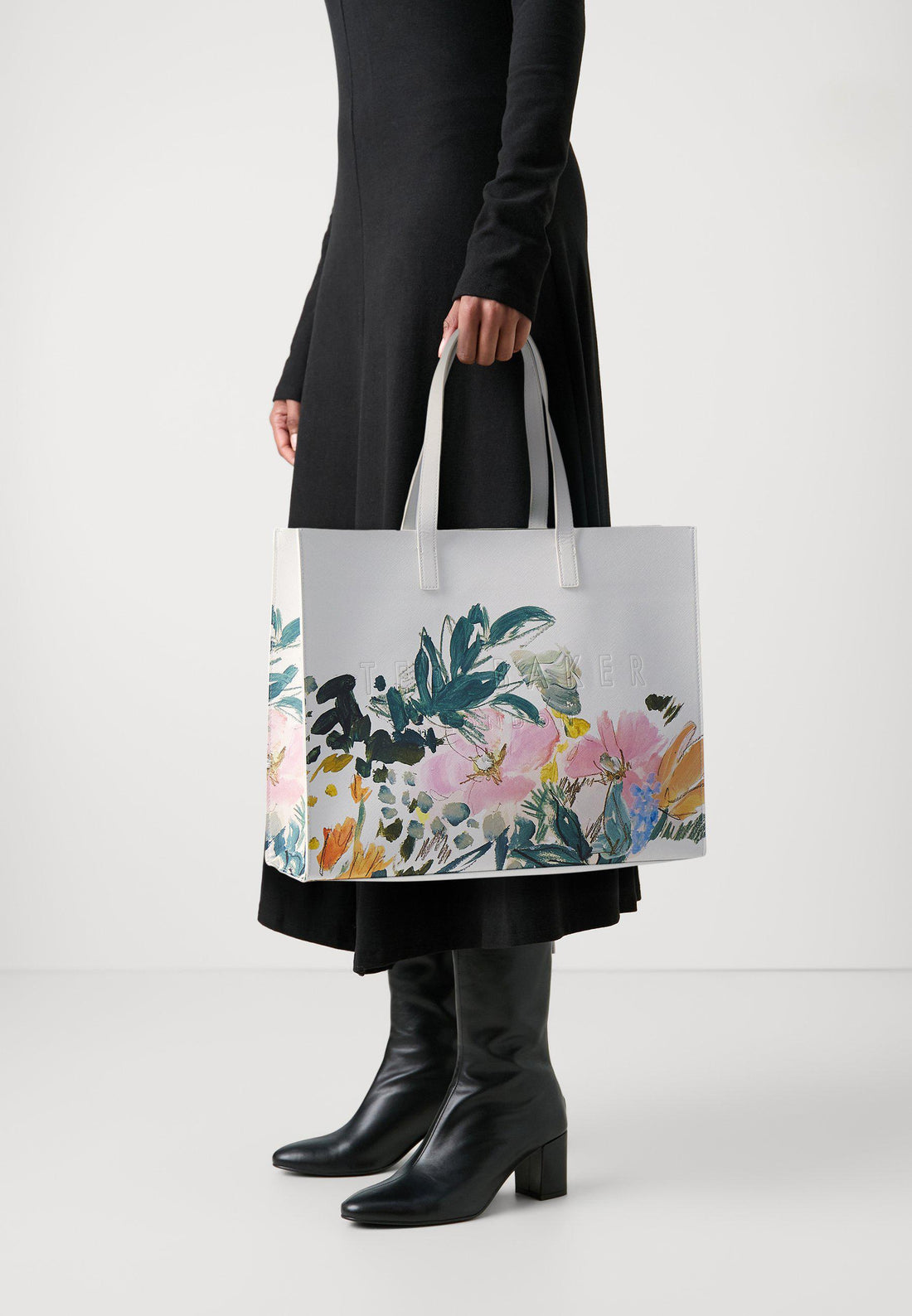 TED BAKER FLORAL WIDE AND LONG PLAIN TOTE BAGS