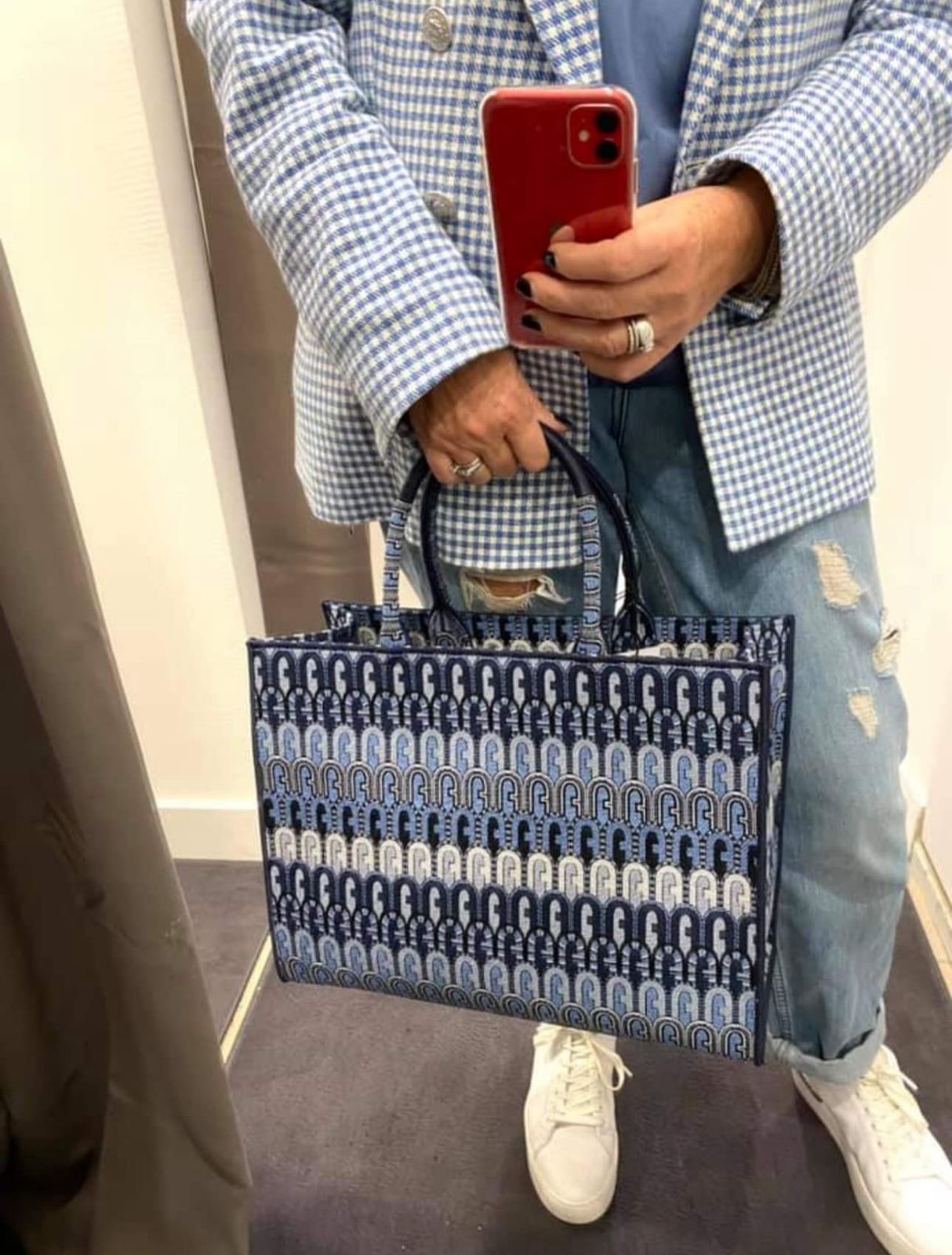 FURLA OPPORTUNITY LARGE TOTE BAG