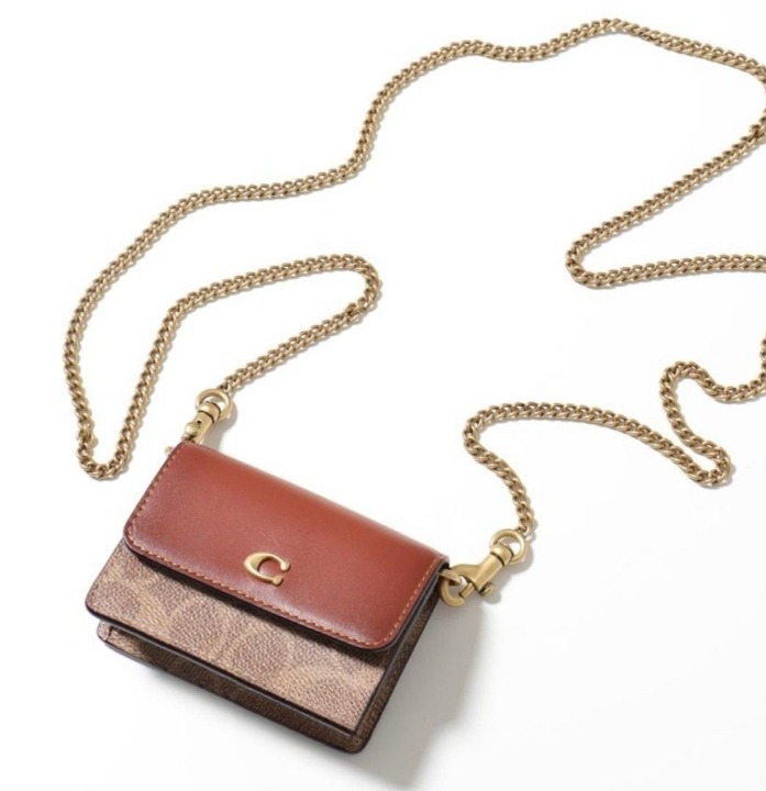 COACH MICRO SIGNATURE LOGO COLORBLOCK SLING BAG
