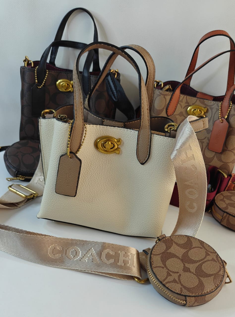 COACH WILLOW SIGNATURE TOTE BAGS