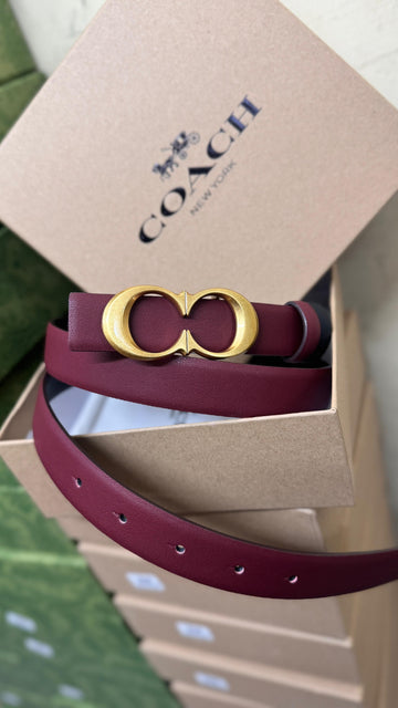 COACH NEW SLEEK BELTS