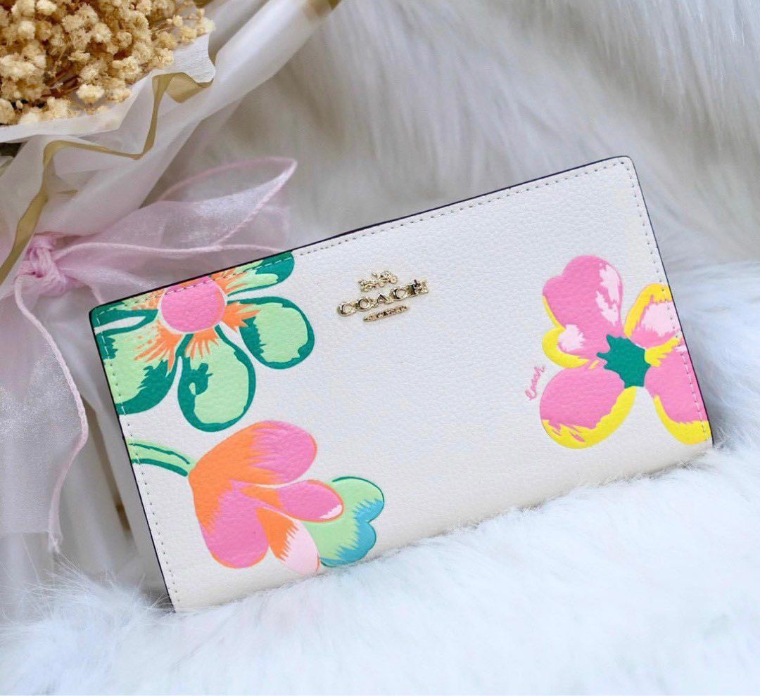 COACH FLORAL WALLET