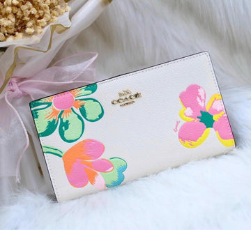 COACH FLORAL WALLET