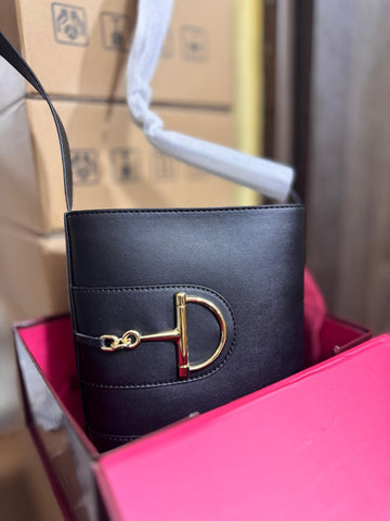 GUCCI 73 BUCKET BAG IN SIGNATURE AND PLAIN