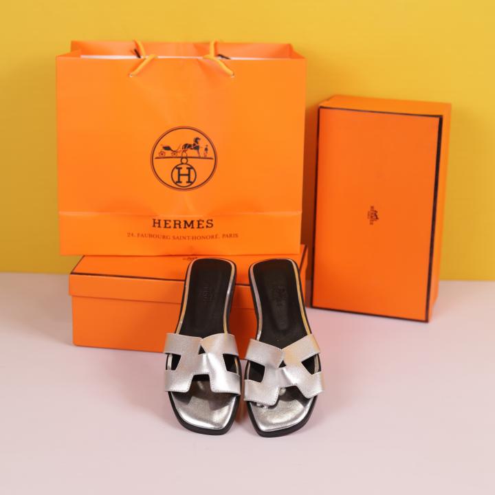 Hermes Paris Oran High End Premium Flats With OG Box